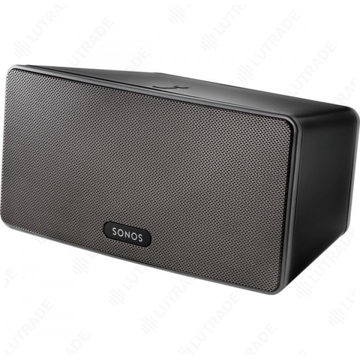 Sonos PLAY:3 (Black) Беспроводной зональный плеер. 3 динамика (1ВЧ, 2 СЧ\НЧ) черный