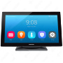 CRESTRON TS-1542-TILT-C-B-S 15.6” HD Touch Screen w/DM 8G+® Input, Tabletop Tilt, Black Smooth