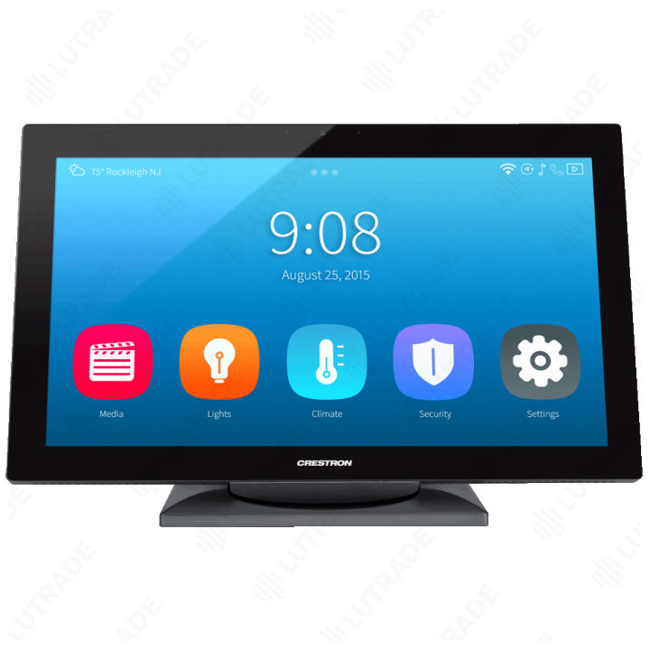 CRESTRON TS-1542-TILT-W-S 15.6” HD Touch Screen, Tabletop Tilt, White Smooth
