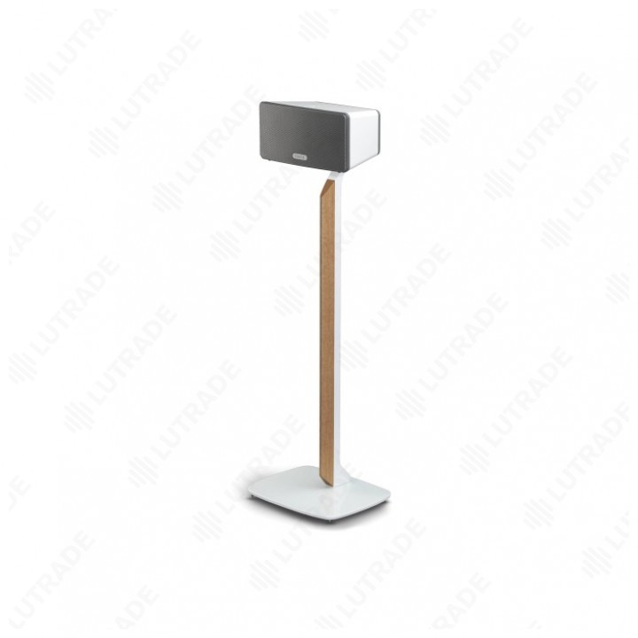 Flexson Premium Floor Stand for PLAY:3 - (Single) White/Oak  (шт) Для напольной установки Sonos PLAY:3 с деревянной отделкой 820 мм