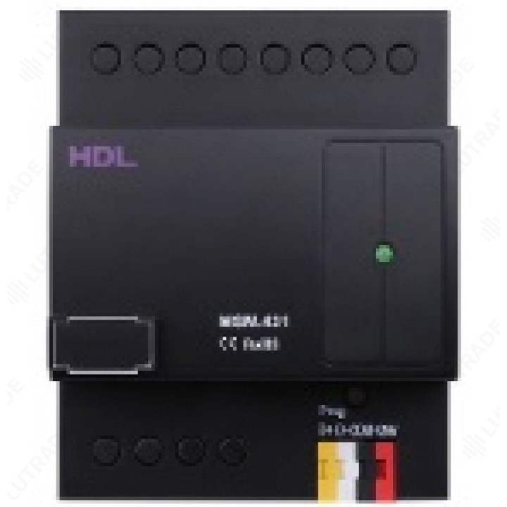 HDL HDL-MSM.431 Контроллер безопасности. Подключается к шине и добавляет функцию системы безопасности. Поддерживает до 250 000 адресуемых шлейфов (сен