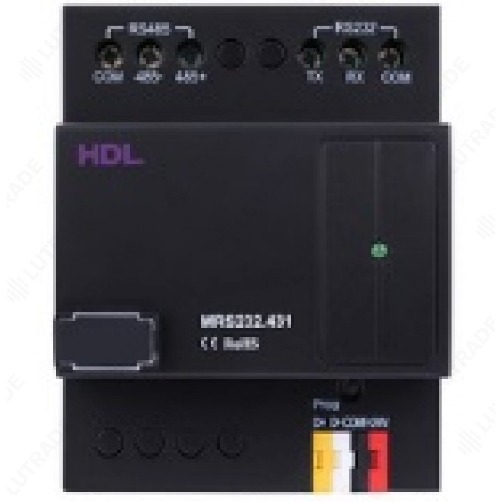 HDL HDL-MRS232.431 DIN Профессиональный мост для интеграции шины HDL с устройствами работающими по протоколам RS232/RS485. Двухсторонная коммуникация 