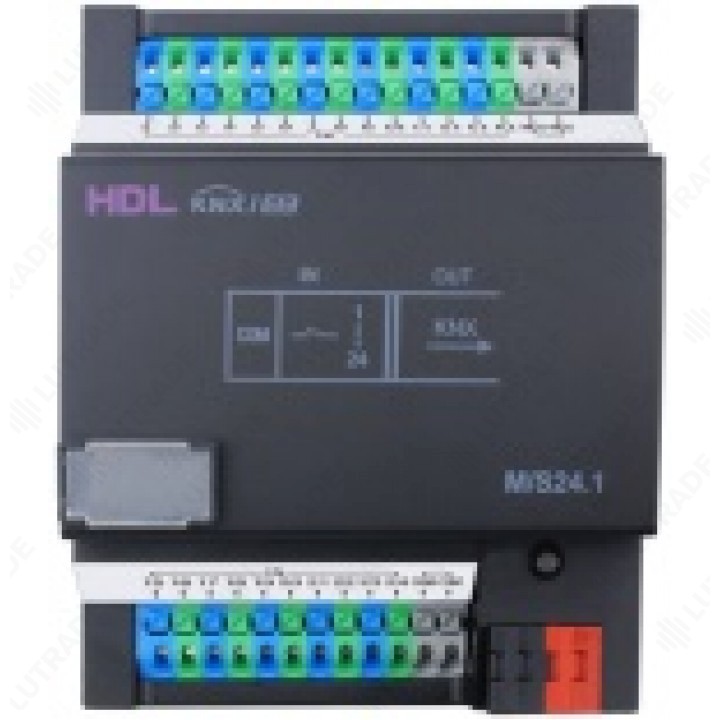 HDL HDL-M/S24.1 DIN KNX модуль входов 24 канала. Сухой контакт может быть как механический выключатель, так и электронный